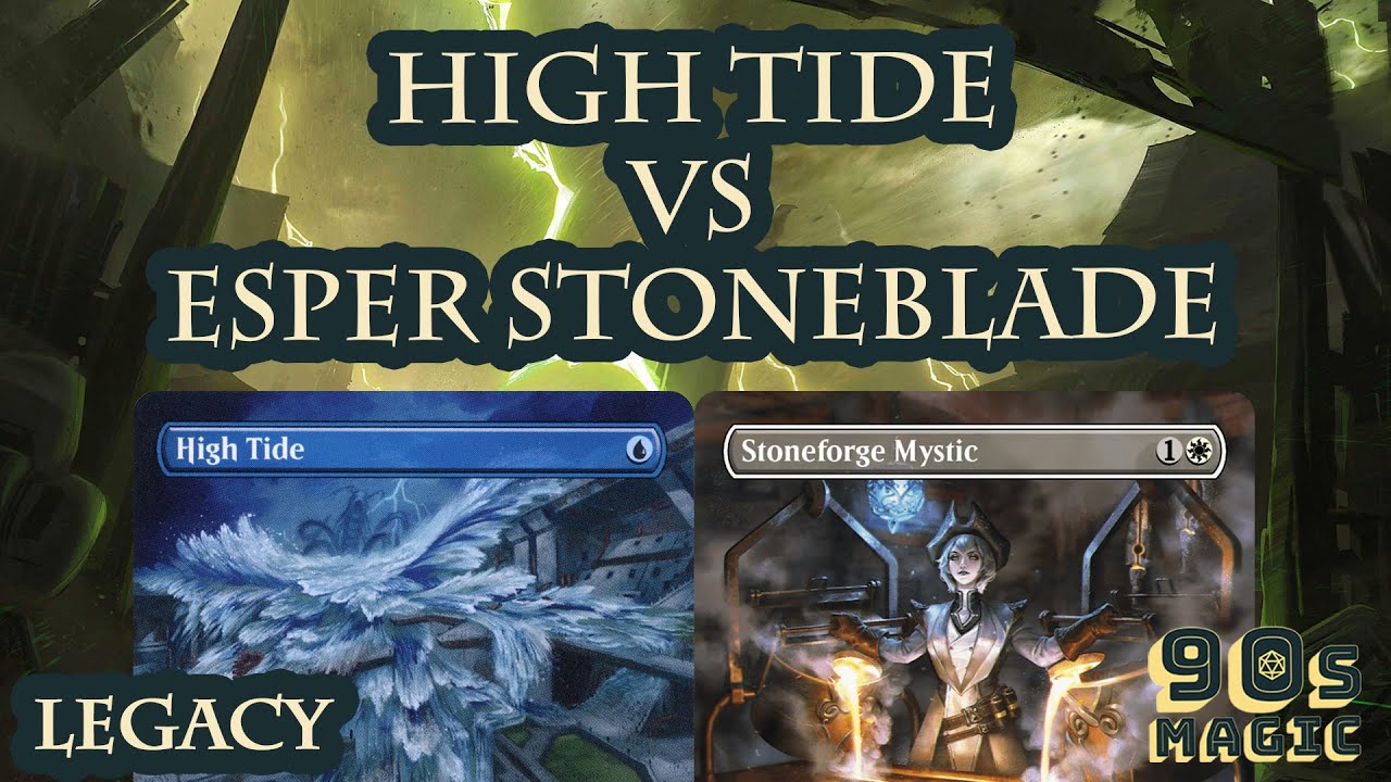 High Tide vs Esper Stoneblade [MTG Legacy]