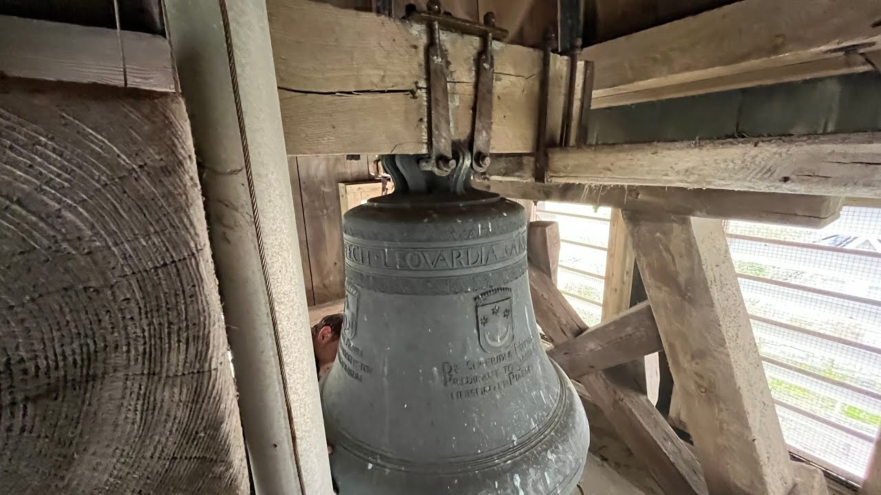 Idsegahuizum, kerkklok van de Sk&uacute;ster Tsjerke
