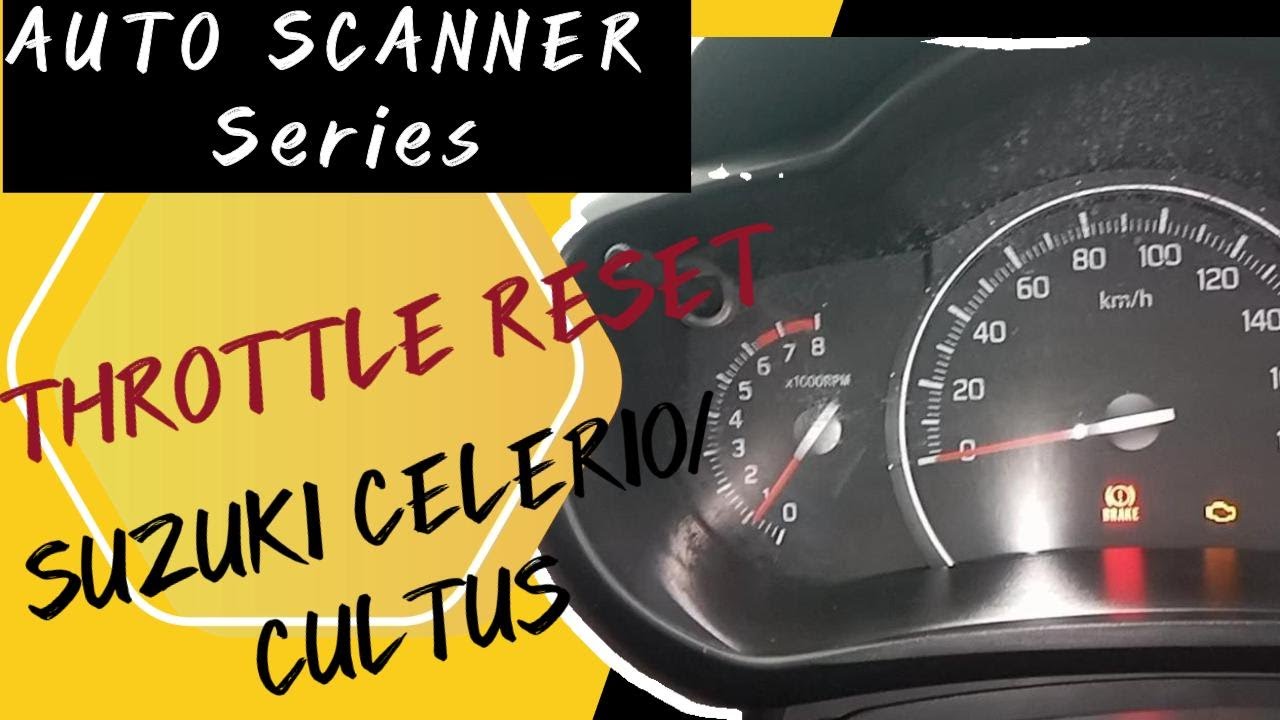 Suzuki Cultus aka Celerio & Wagon R Throttle Reset with Ancel Cheap Scanner