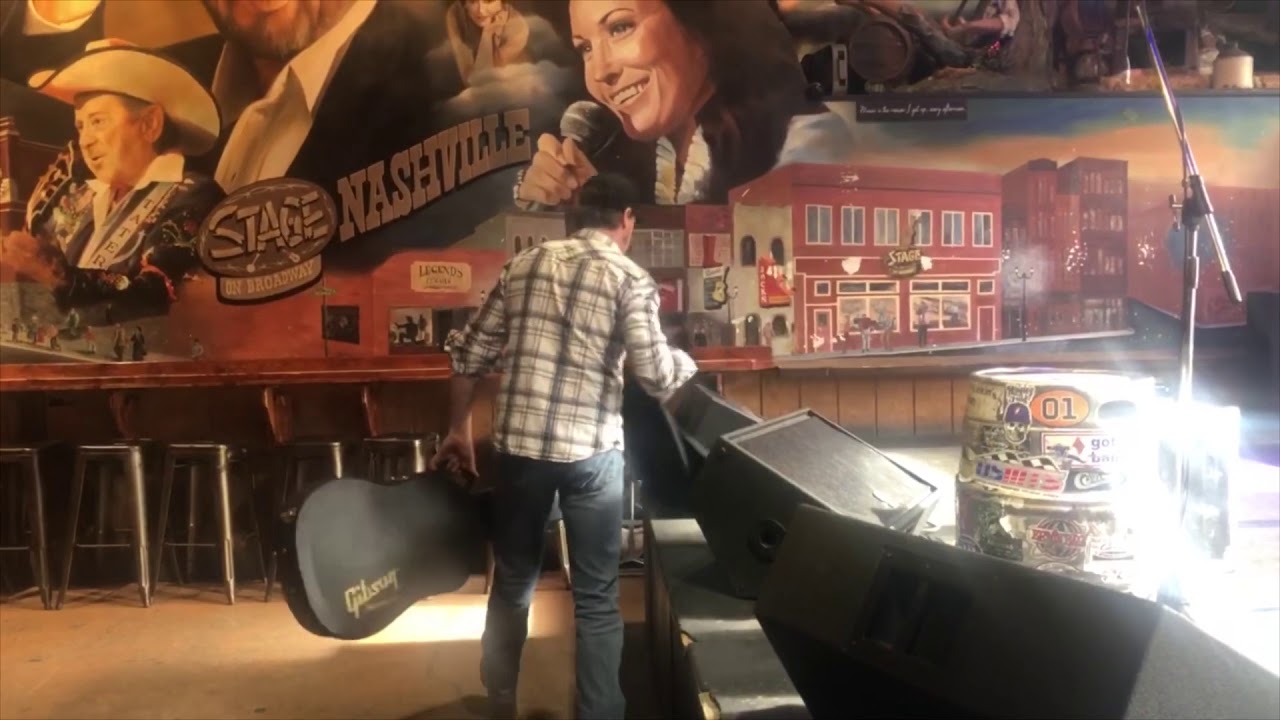 A day with John Riggins on Broadway in Nashville Tennessee.