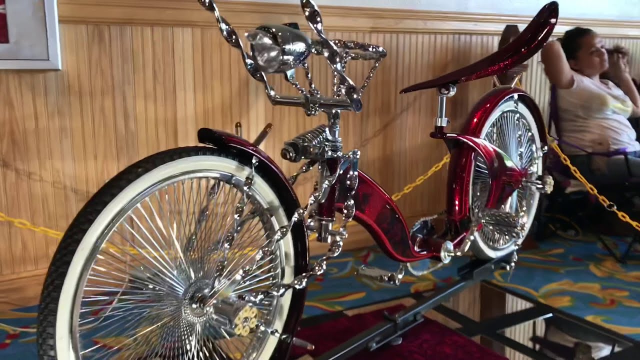 Lowrider bikes at Brown Town Car Show