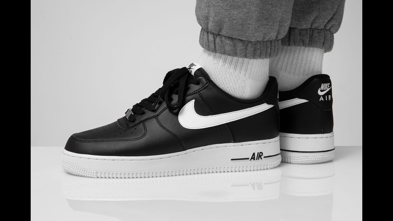 Nike Air Force 1 ''BLACK/WHITE'' '07 AN20 | Unboxing & On Feet