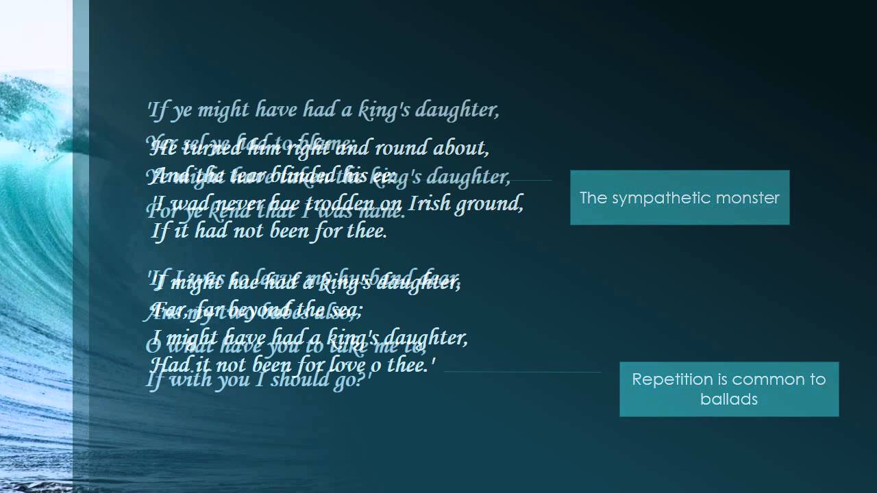 The Daemon Lover Lecture