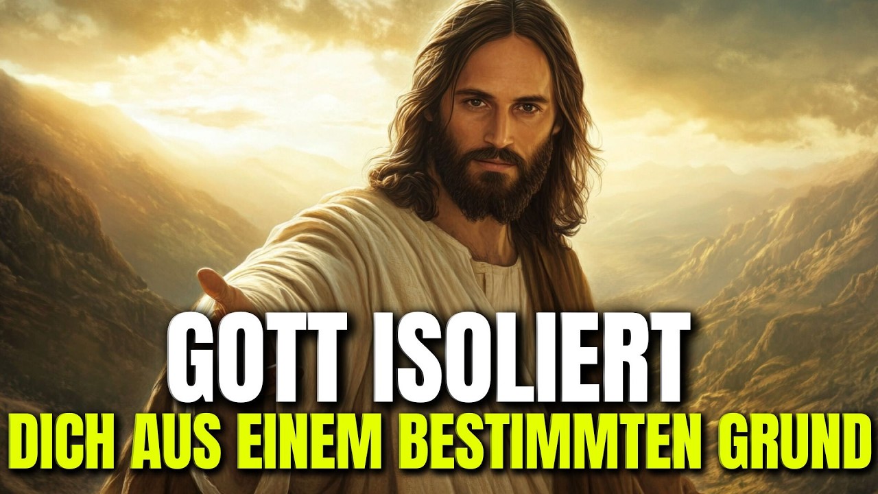 WARUM GOTT DICH ISOLIERT: Der verborgene Grund für deine Trennung!
