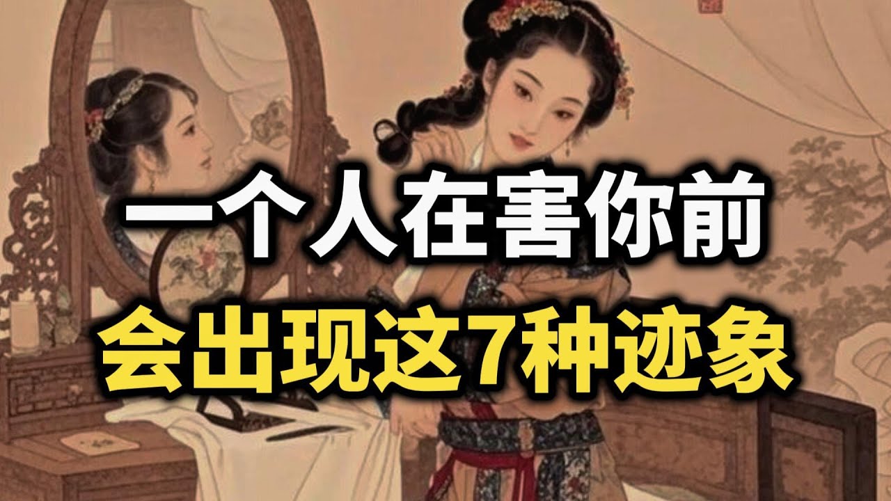 一个人在害你前，会出现这7种迹象！看懂的人，再也不会被人算计~  #识人术 #博弈 #处世智慧 #谋略智慧 #职场