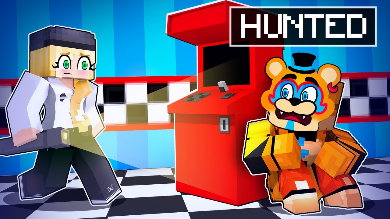 Hunted by Vanessa The Security Guard in Minecraft Security Breach