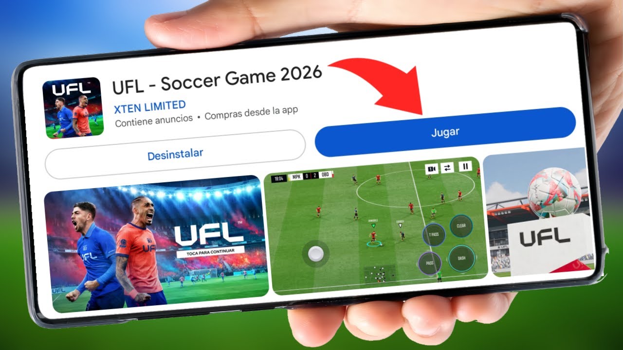 COMO JUGAR LA BETA OFICIAL DEL NUEVO UFL MOBILE 2026 EN PLAYSTORE! JUEGO DE FUTBOL REALISTA