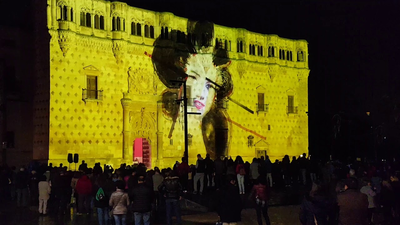 Video Mapping palacio Infantado 40 Aniversario Constitución Española
