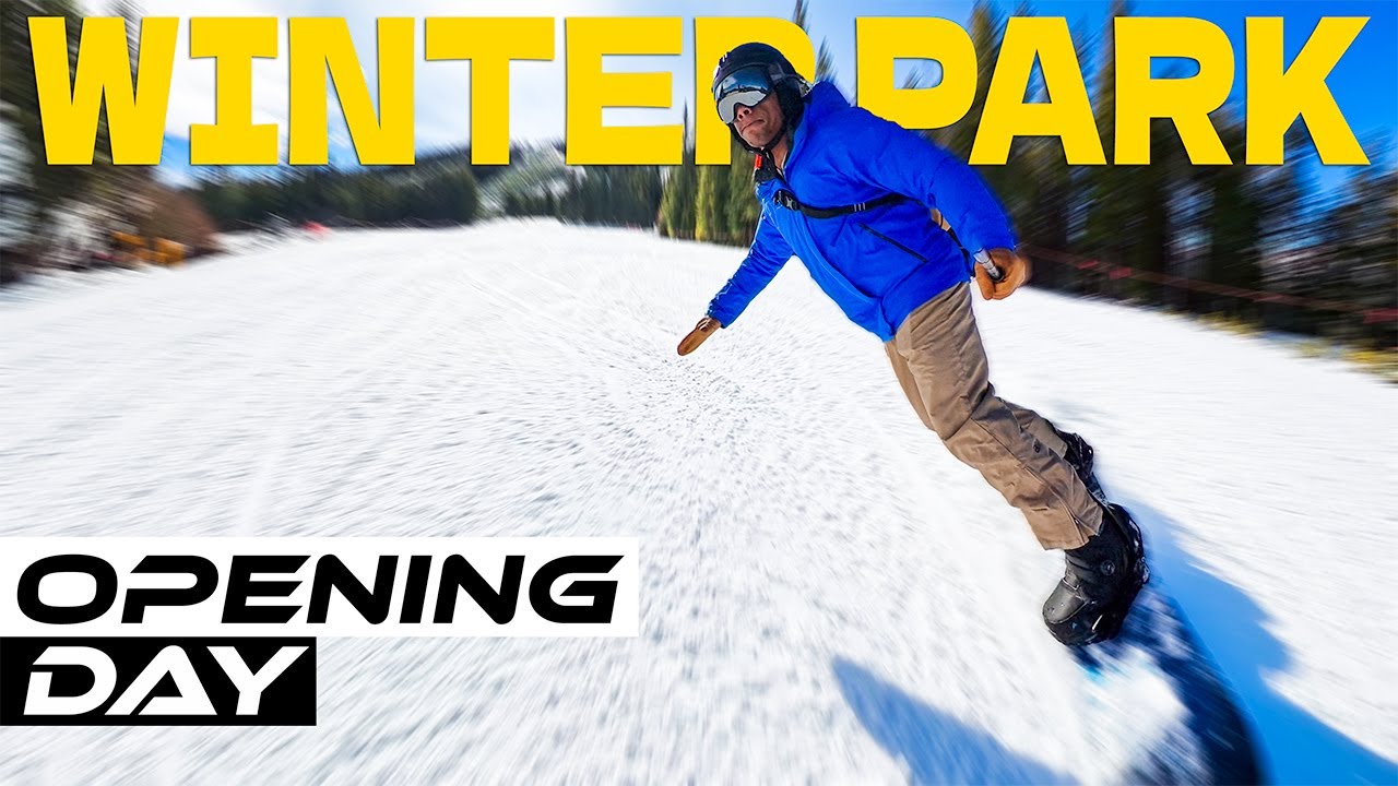 Winter Park Opening Day 2025 — Halloween Snowboarding at Its Best!