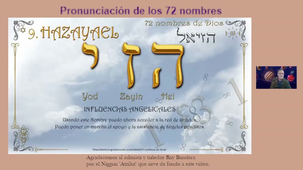¿Cómo pronunciar los 72 Nombres de Dios?