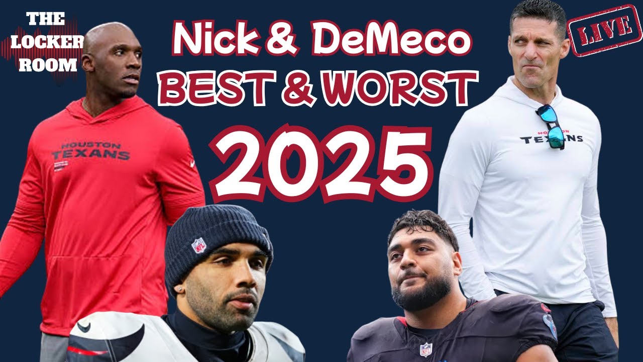 Texans Caserio, DeMeco BEST & WORST Moves Of 2025! BUYING Low On Stroud Amidst National Criticism?!