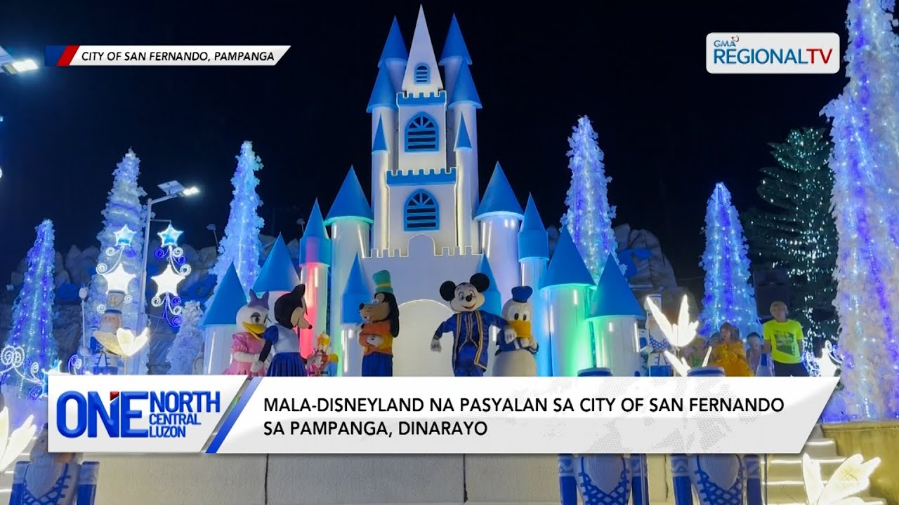 One North Central Luzon: Mala-Disneyland na pasyalan sa City of San Fernando sa Pampanga, dinarayo