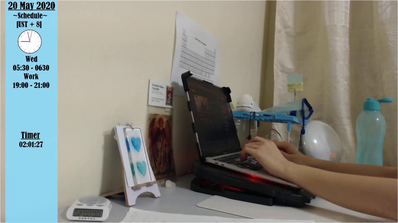 20/05/2020 Study with me for MCAT [Evening Shift 2 Hour]/ Forest App / ASMR &Delta; / 🔥 crackling