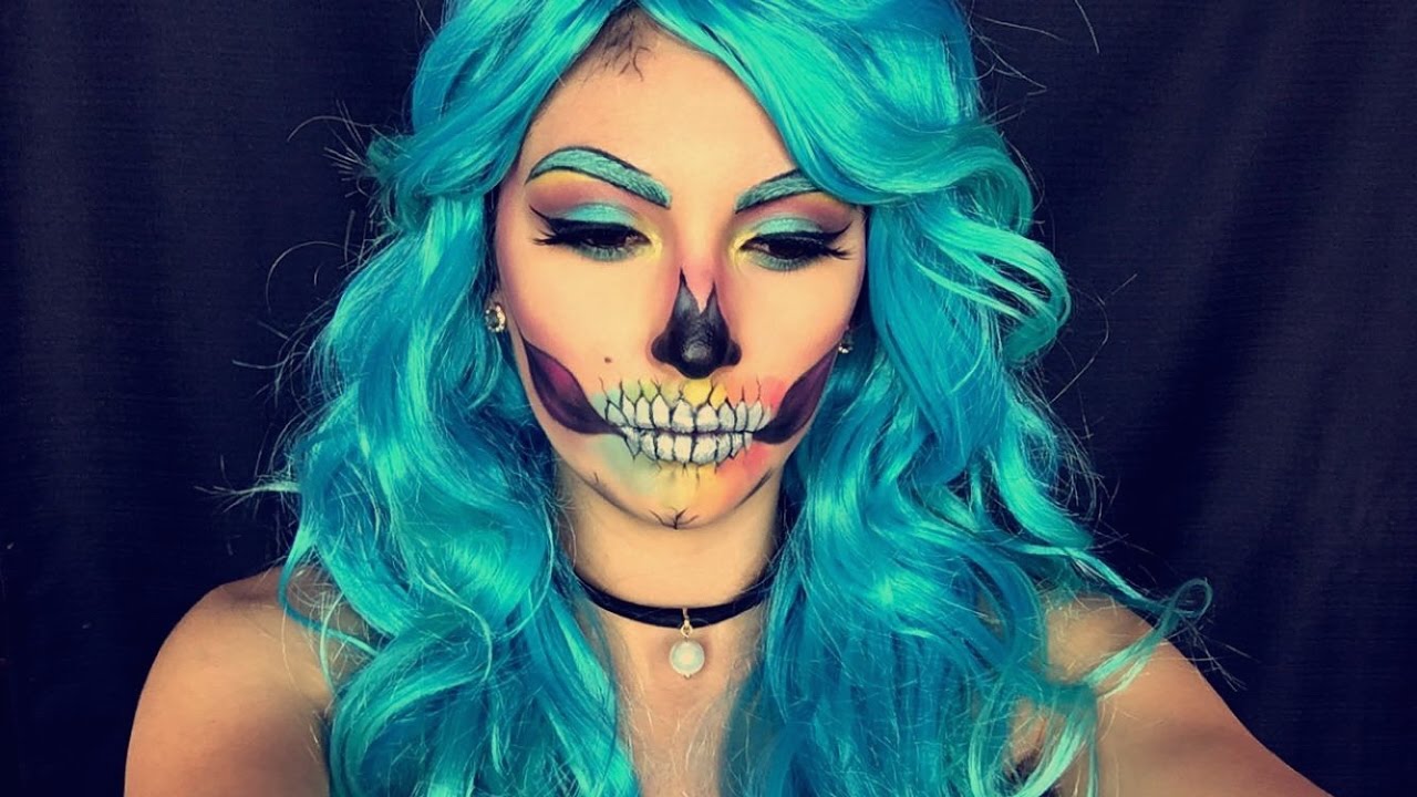 Colorful Skull | Halloween Makeup Tutorial