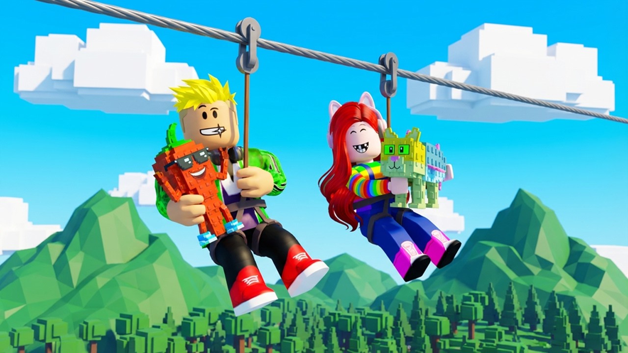 พี่เอกพี่ฝนโหนสลิงล่าแก๊ง Brainrot สุดป่วน! 🐒 - Roblox Swing Obby [vaha555]