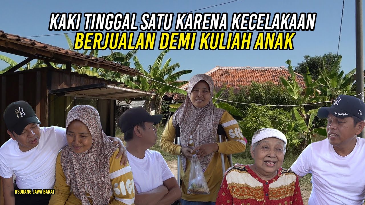MESKI KAKI TINGGAL SATU KARENA KECEL4KA4N | TETAP BERJUALAN DEMI KULIAH 4NAK