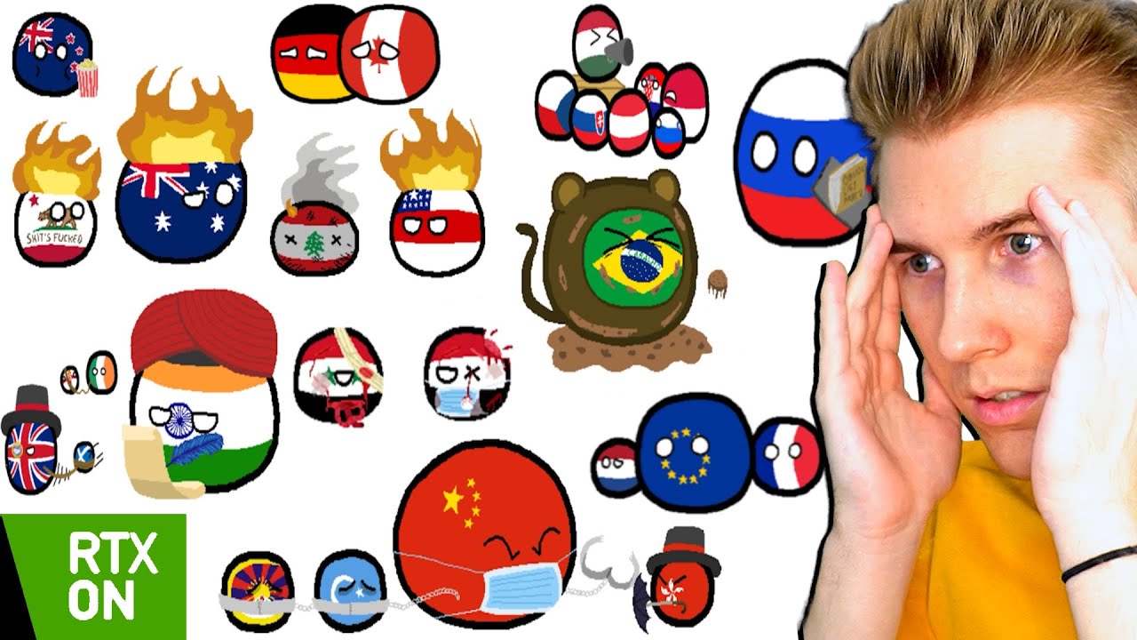 World History with RTX on... (Countryball Animation Memes)