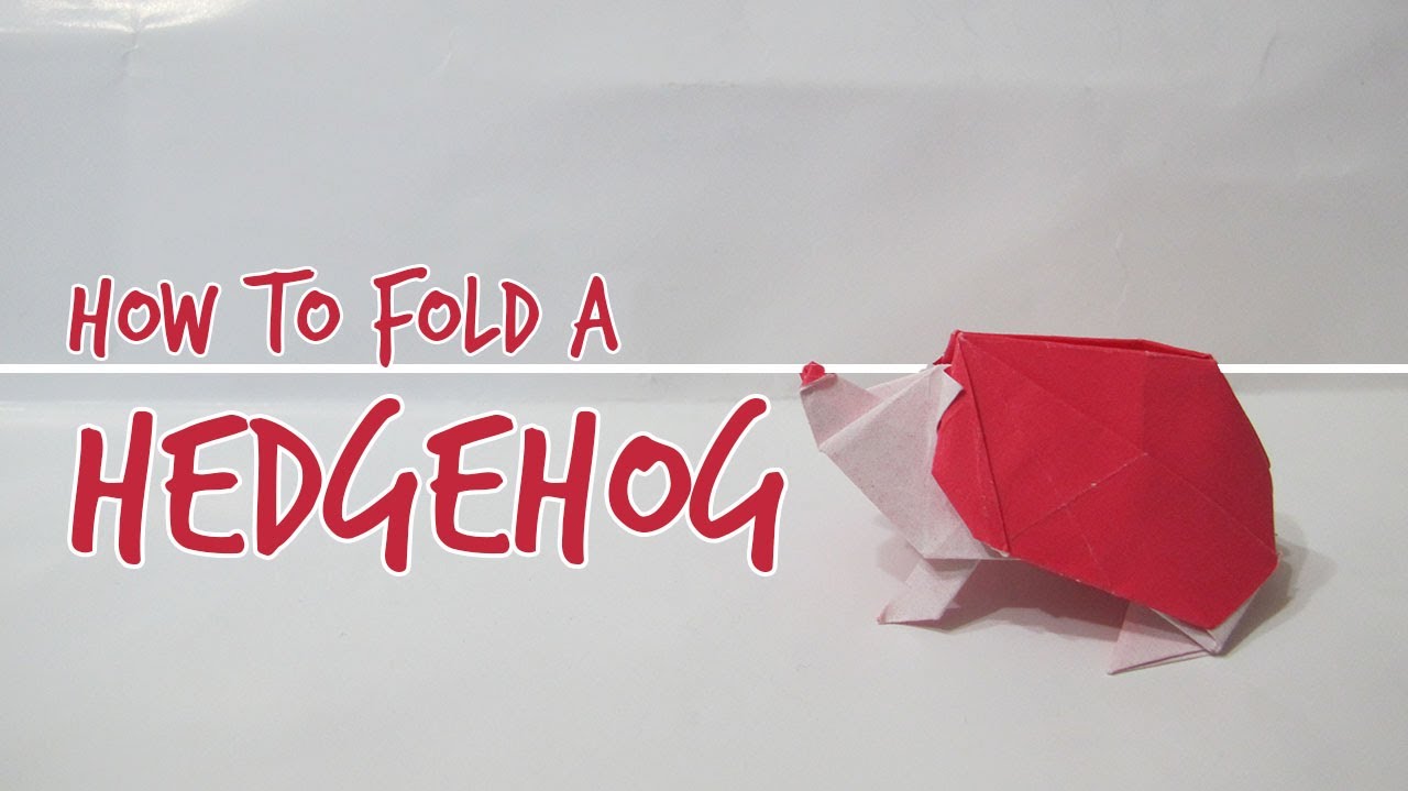 How to fold a Hedgehog 고슴도치 접는법 (Fuchimoto Muneji)