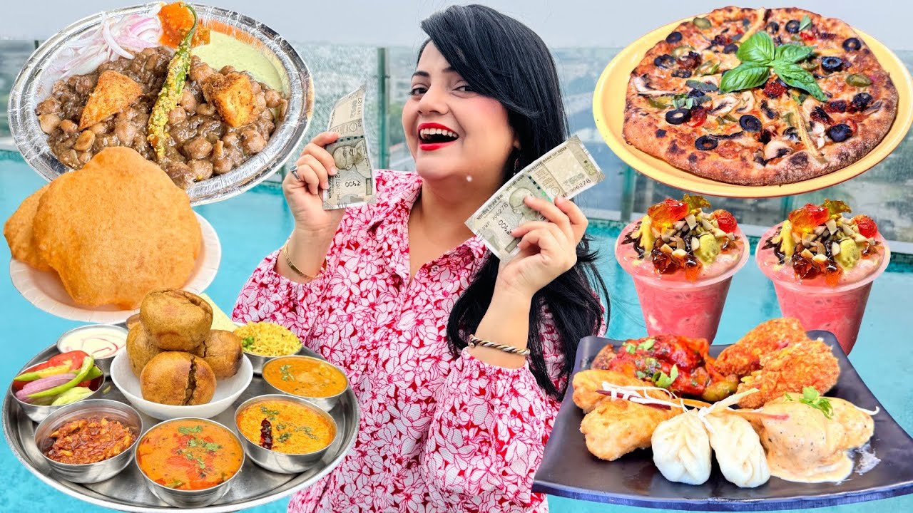 Living on Rs 1000 for 24 Hours Challenge | Kota Food Challenge