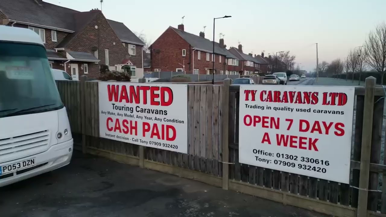 TY Caravans Doncaster drone video