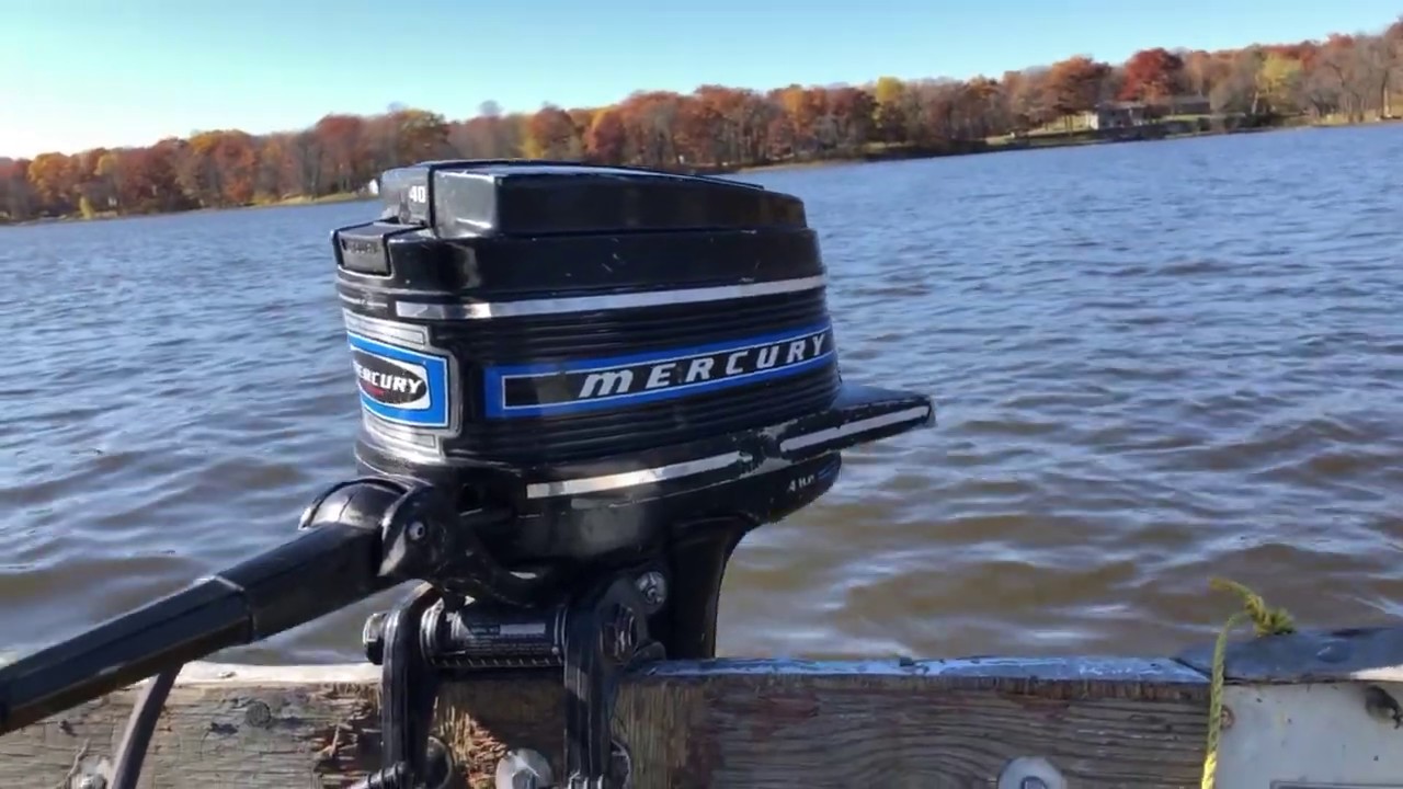 1975 Mercury 4.0hp outboard motor