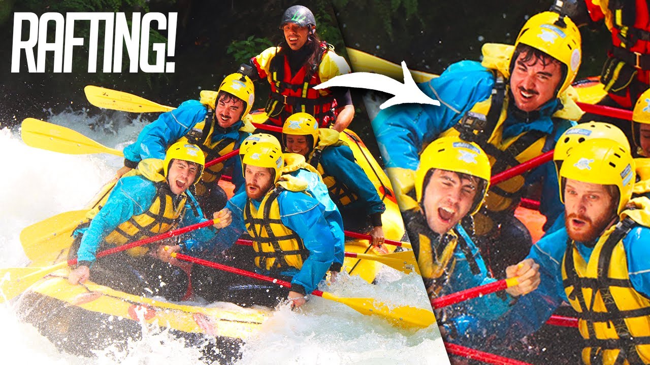 Fare rafting con gli amici è bello