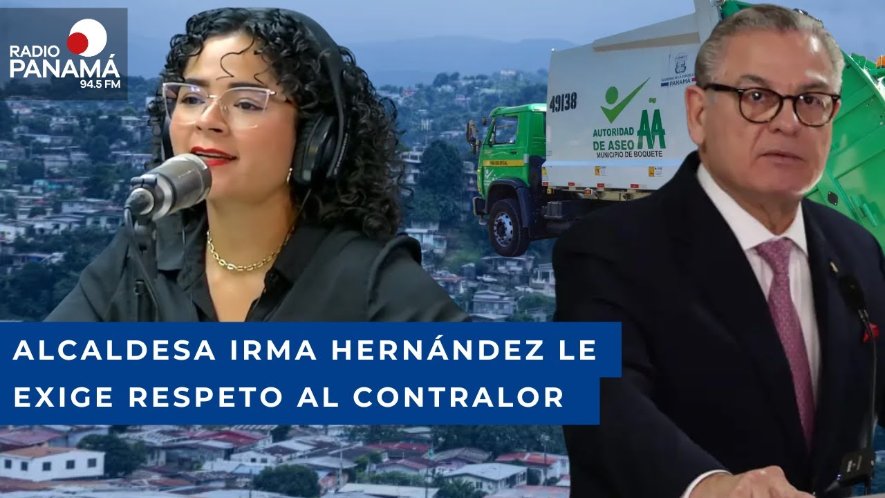 Alcaldesa Irma Hernández al Contralor: “Exijo respeto a mi trabajo y a San Miguelito”