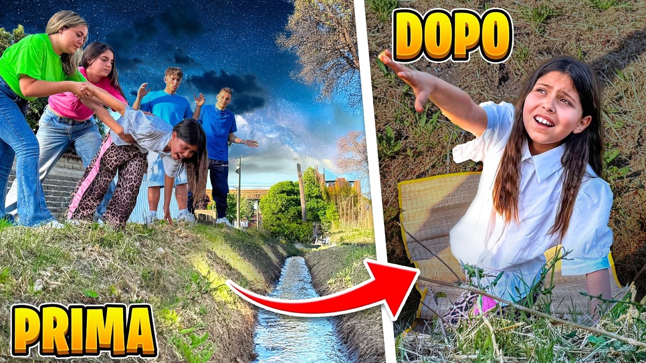 GITA: ILARY CADE IN UN BURRONE PERCH&Eacute; VIENE SPINTA DALLE BULLE E STEFANO E LOREDANA LA CERCANO!