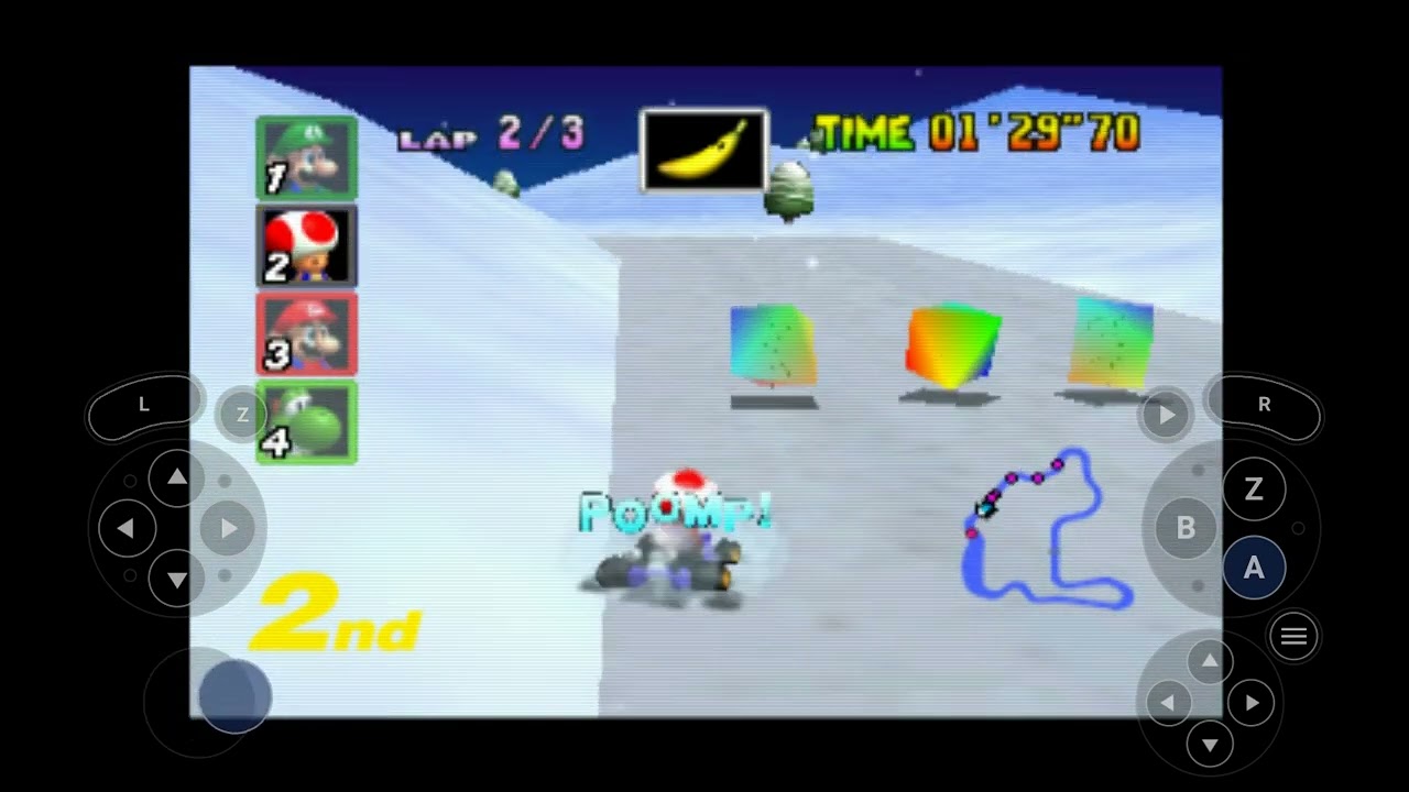 Mario kart 64 flower cup 
