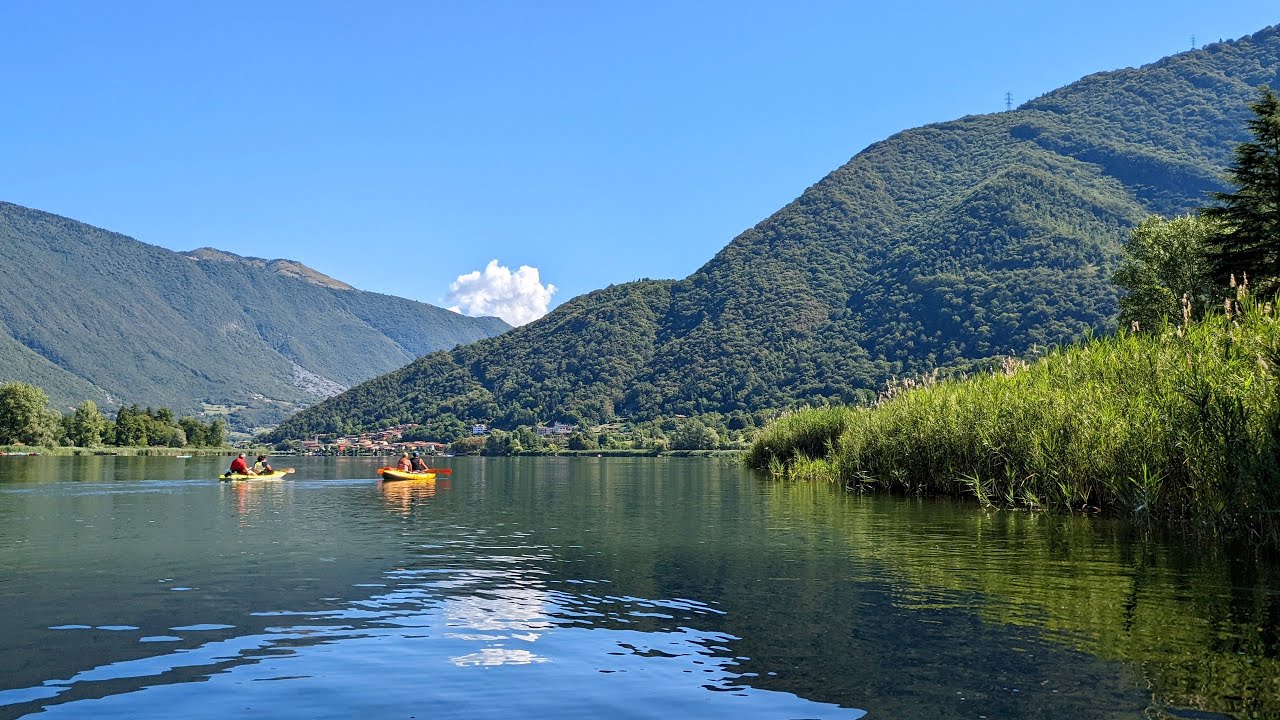Lago di Endine in Kayak