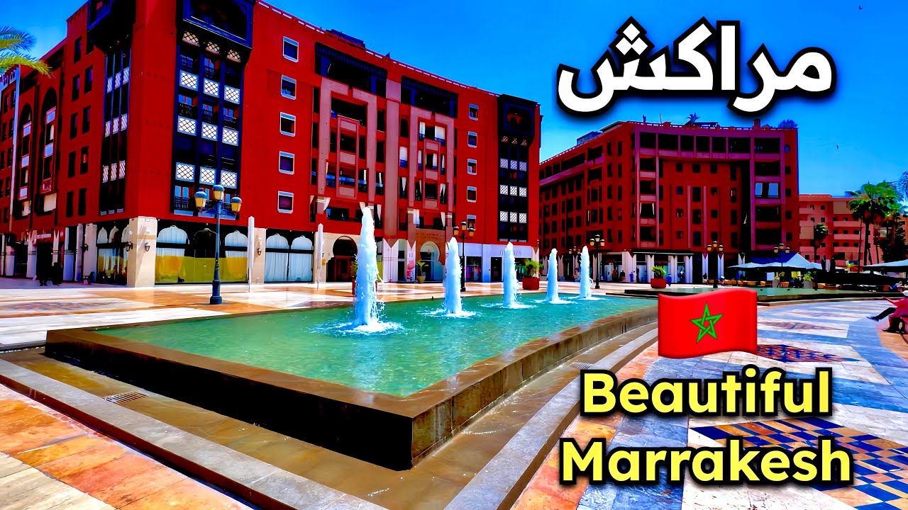 Walking tour of Marrakesh the city of dreams video walk 4k 🇲🇦