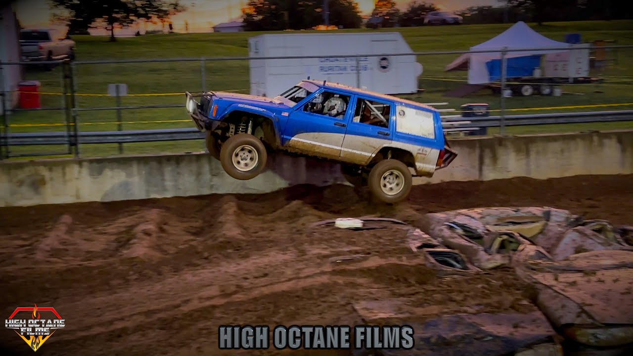 MUDDY OBSTACLE COURSE TOUGH TRUCK RACING FRANKLIN COUNTY FAIR KY
