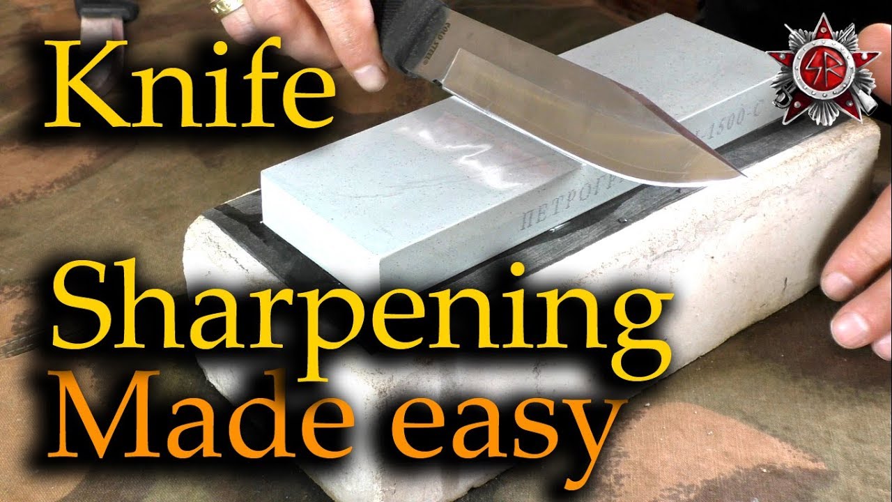 Sharpening A Knife By Hand 2018 (Tips For Beginners)