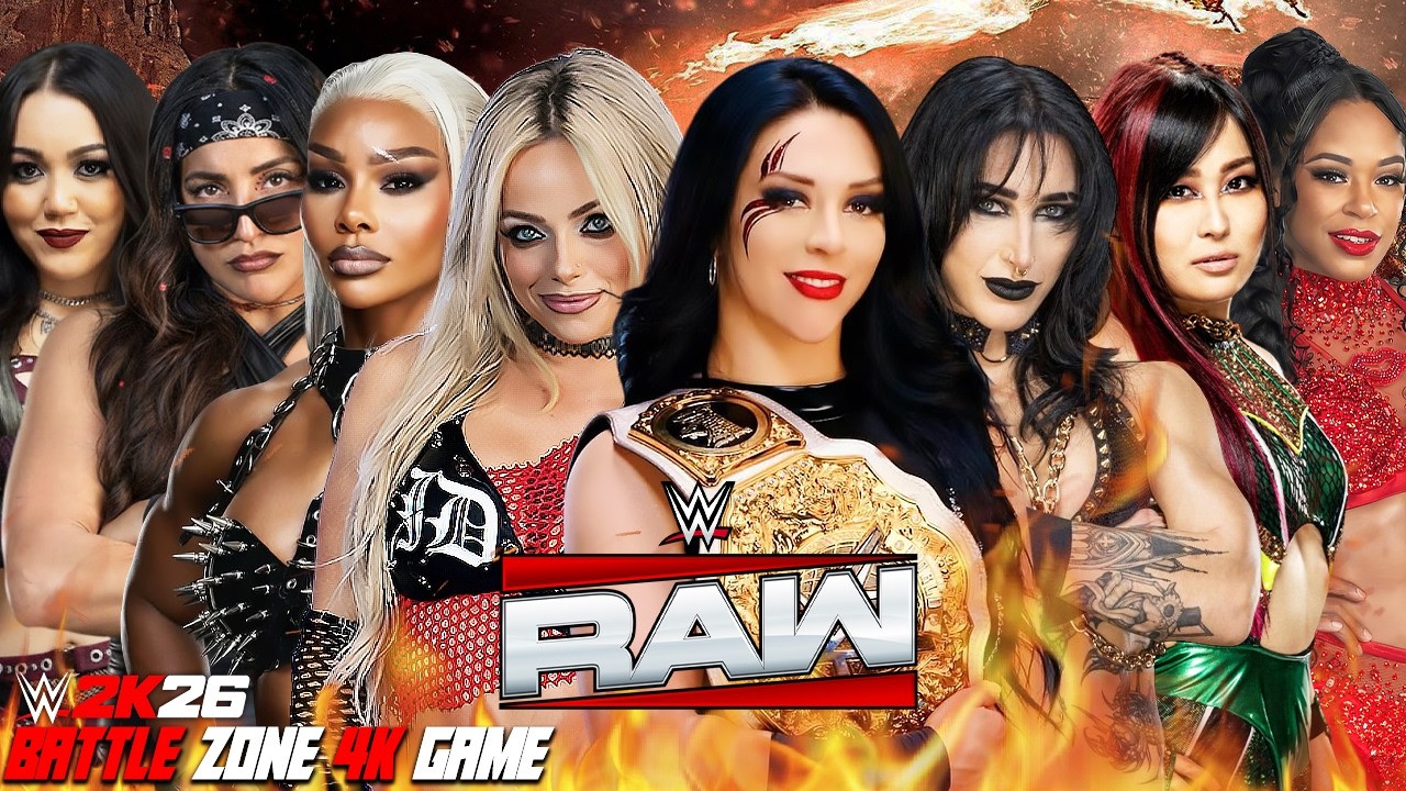 WWE Raw Women’s Match: Stephanie Vaquer & Team vs Liv Morgan & Team (Full Match)