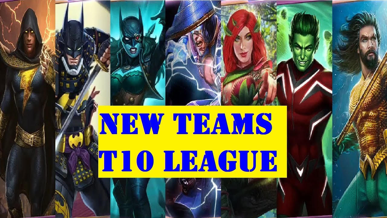 Flawed Justice Team, Raiden, and more NEW TEAMS oneshot in T10 League Raid!! Injustice 2 Mobile