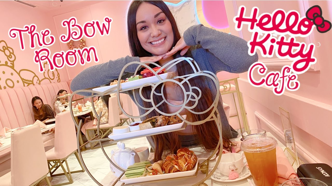 Tea Time in The Bow Room at The Hello Kitty Cafe