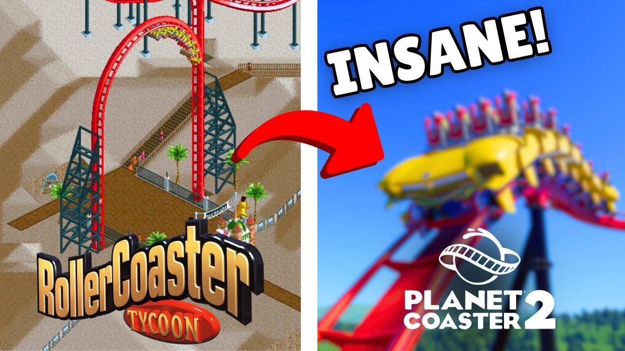Воссоздание экстремальных американских горок в Planet Coaster 2.