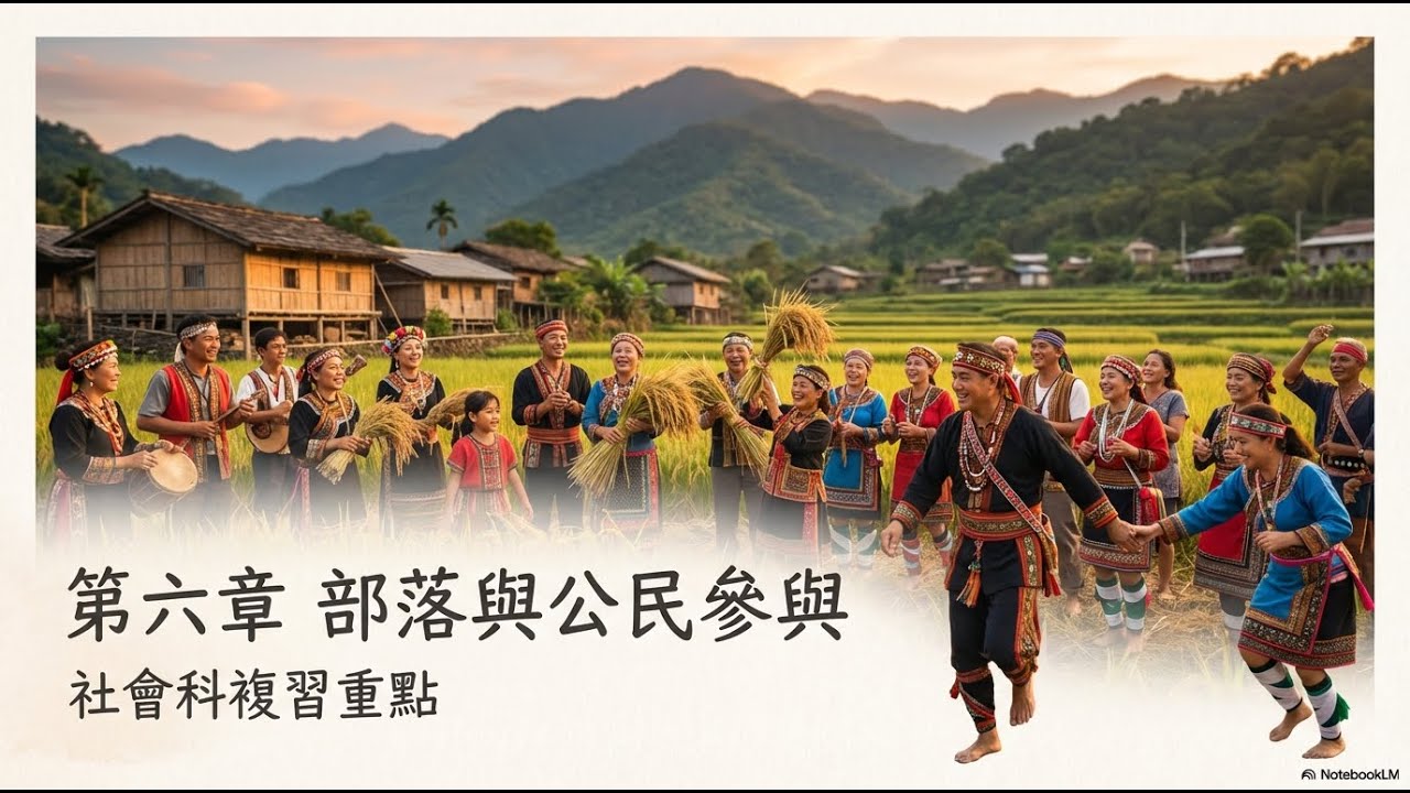 進擊的公民課【國一B1L6】：考前必看！社會科 L6 重點全攻略：從「名字」看見部落智慧與公民力量