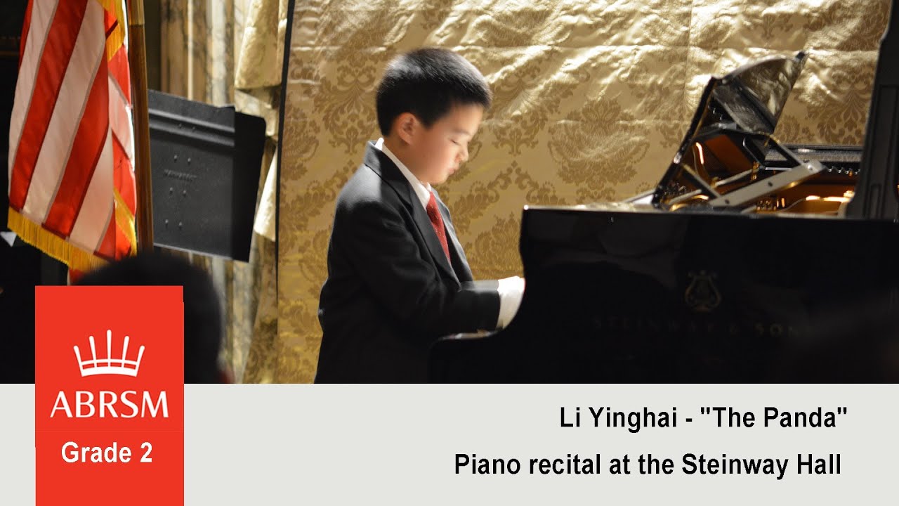Eric Wang: Li Yinghai The Panda (ABRSM Grade 2) - piano teacher Yevgeny Morozov (NJ)