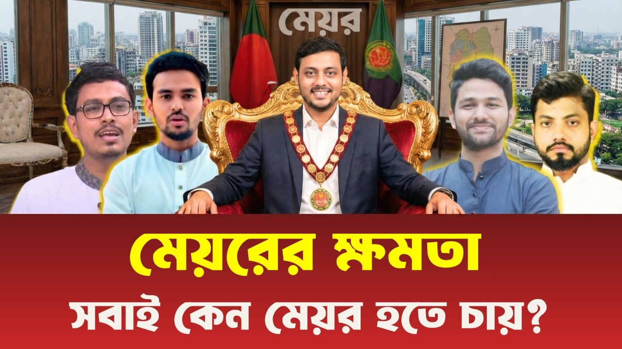 এমপির চেয়েও মেয়রের ক্ষমতা বেশি ? ঢাকার 'অঘোষিত রাজা' হতে কেন মরিয়া সবাই ! জামায়াত বিএনপি এনসিপি