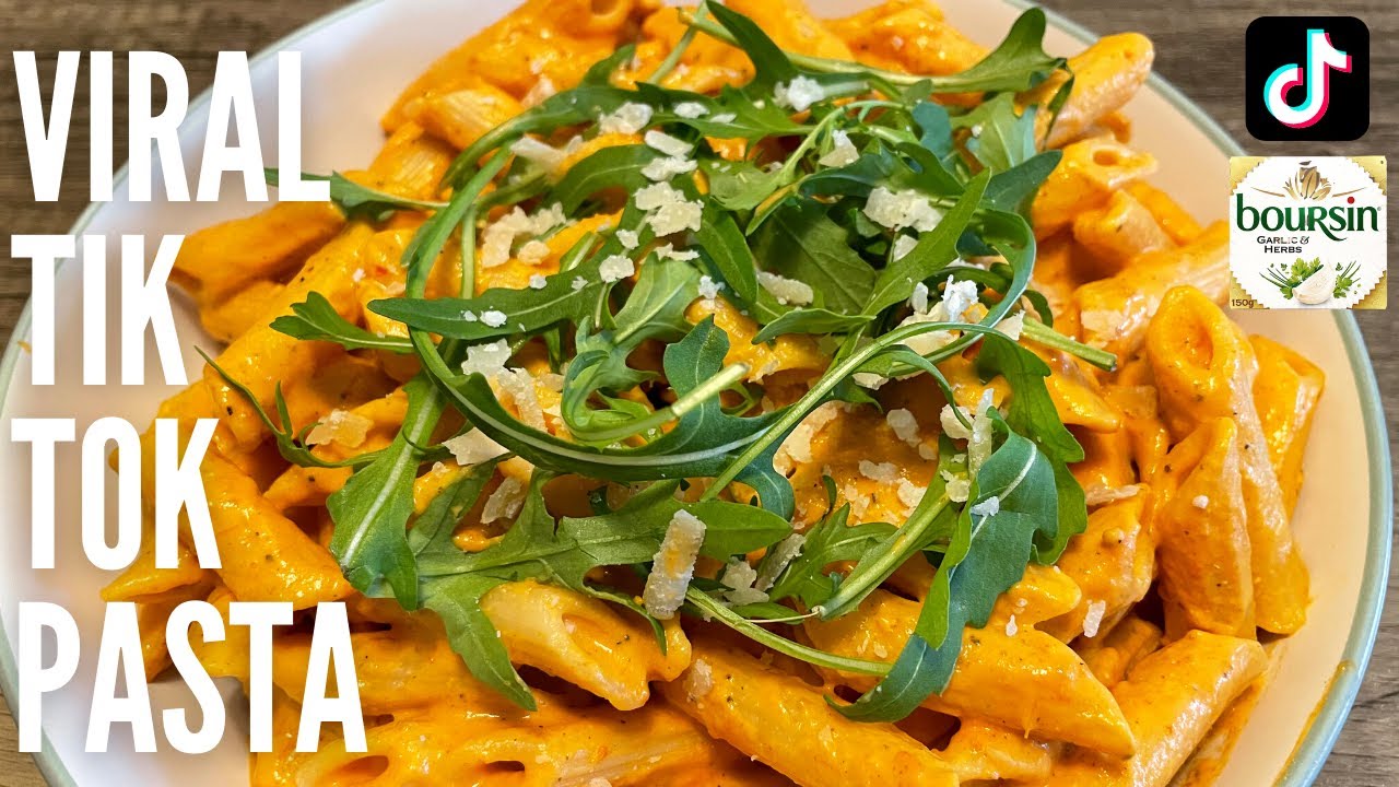 VIRAL TIK-TOK BAKED PASTA | Boursin Cheese, Better Than Feta...