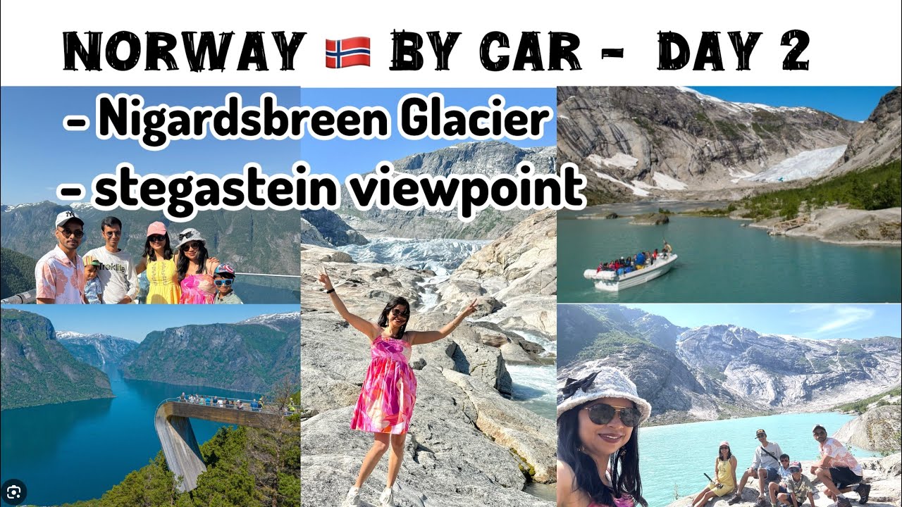 Day 2: Nigardsbreen Glacier Boat ride, Hike & Stegastein Viewpoint Views| Norway travel Vlog 