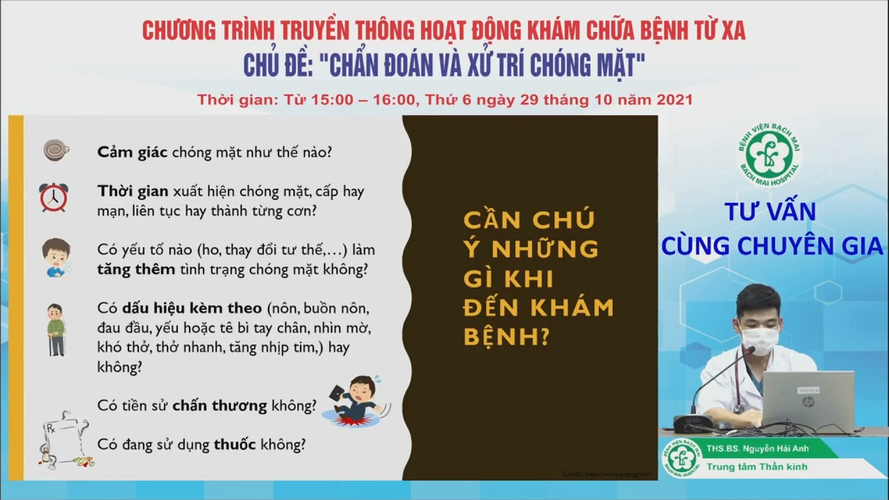 Chẩn đoán và xử trí chóng mặt