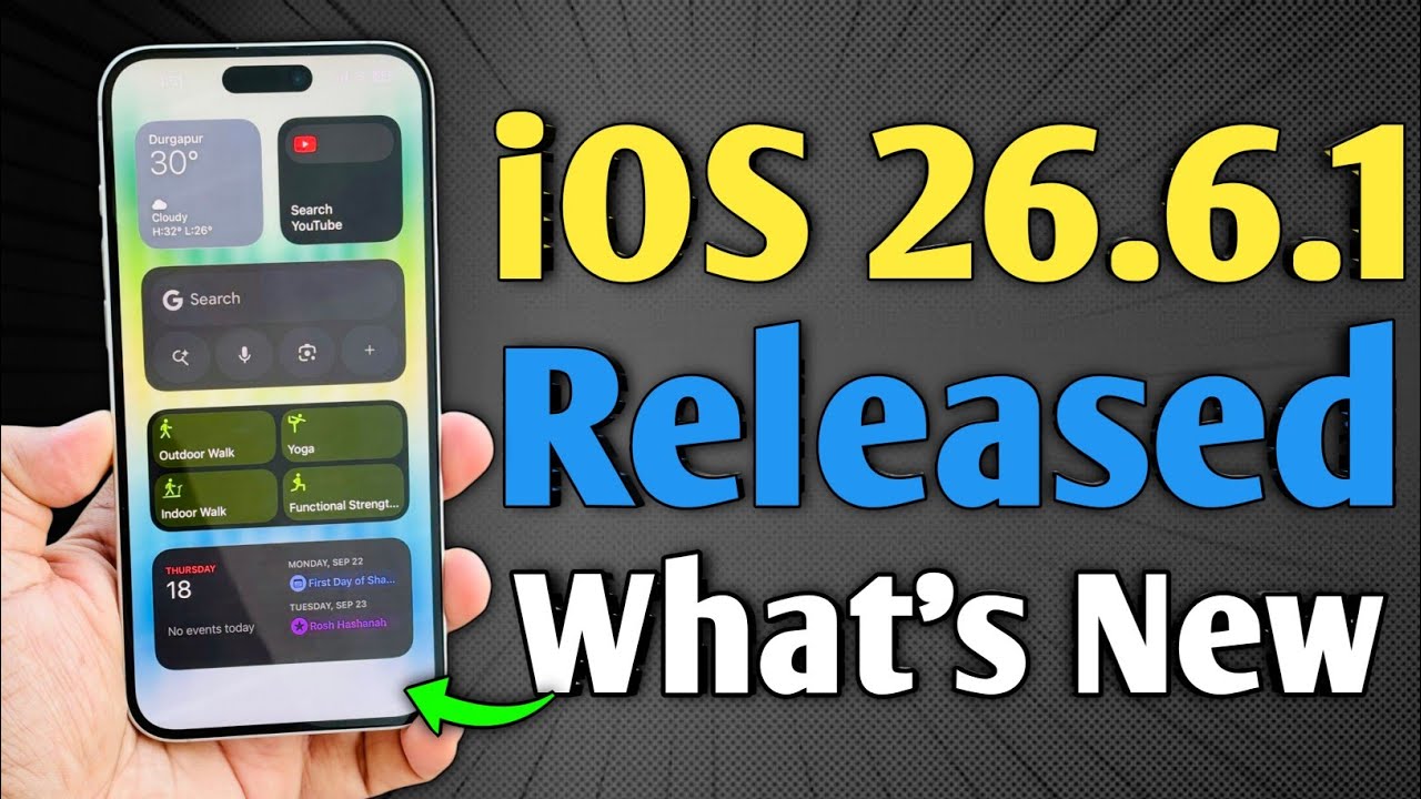 iOS 26.6.1 Is Out - What's New