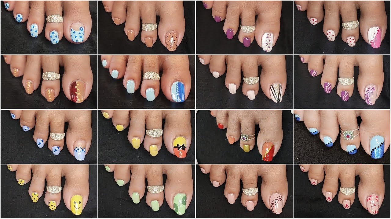 15+ Best foot nail art designs || Most beautiful and simple toe nail art || Nail Delights 💅