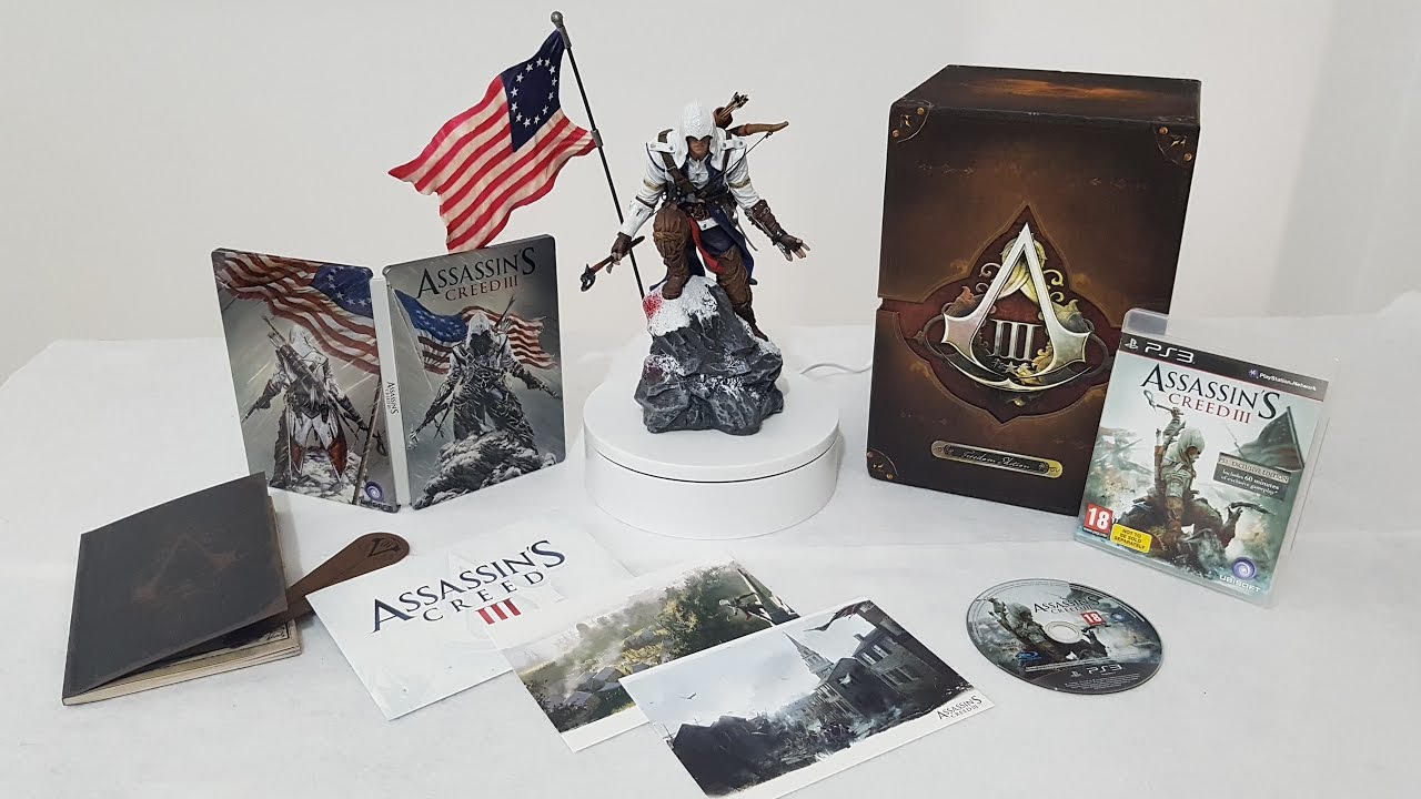 Assassins Creed III Freedom Edition Ps3 unboxing