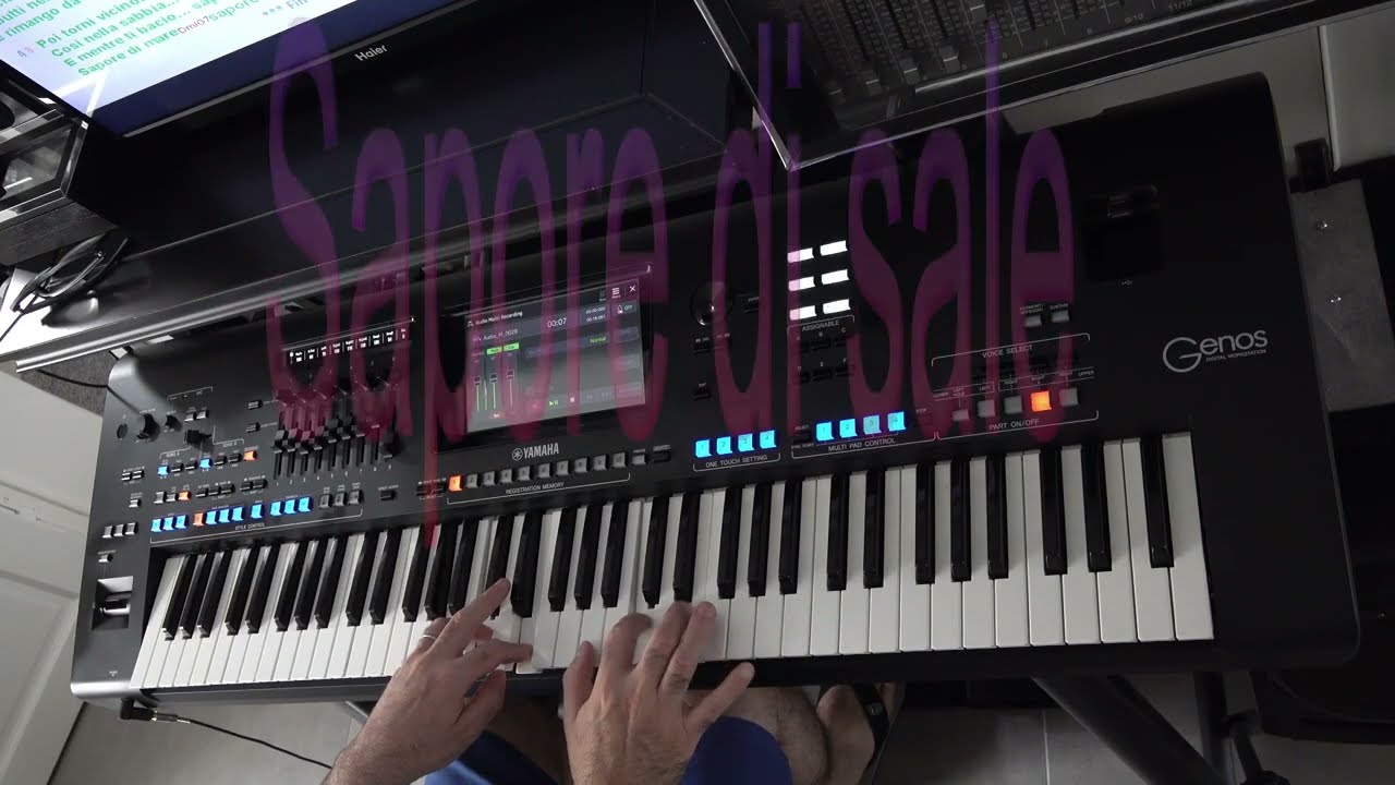 Sapore di sale - Gino Paoli ( Cover Yamaha Genos )