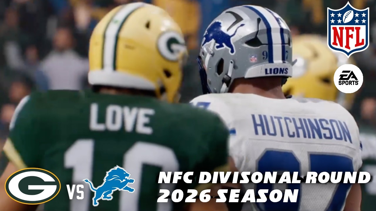Can the MVP Pilot an Unlikely Comeback? (Lions v Packers 2026, Divisonal Round) - Madden Franchise