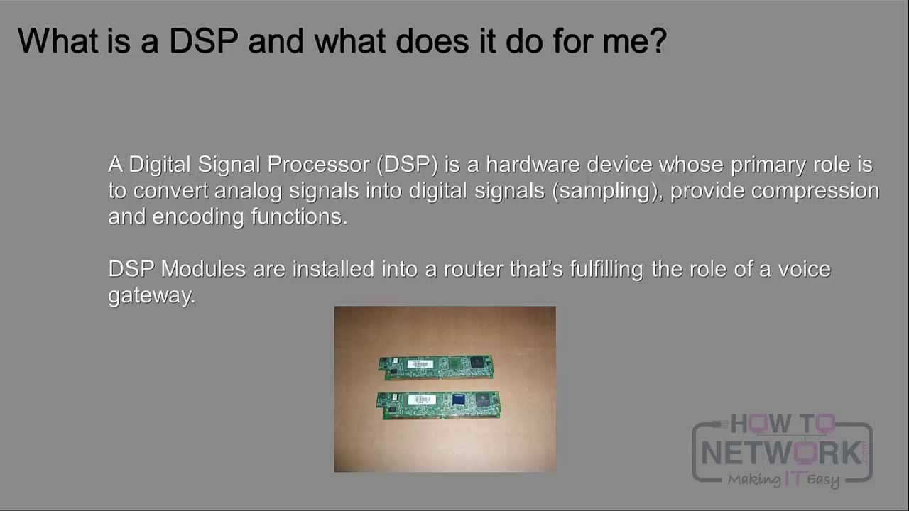 CCNA Voice - Voice Over IP Fundamentals - Digital Signal Processing