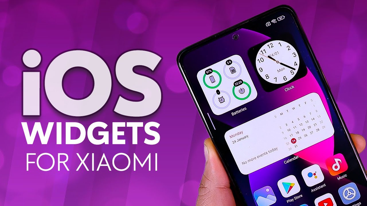 APPLE iOS 15 WIDGETS for Xiaomi Phone - Free to Download 🔥